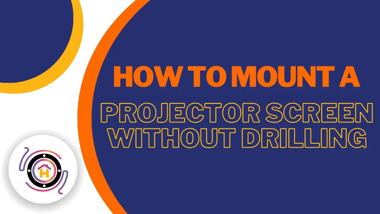 How To Mount A Projector Screen Without Drilling thumbnail by hometheaterjournal.com
